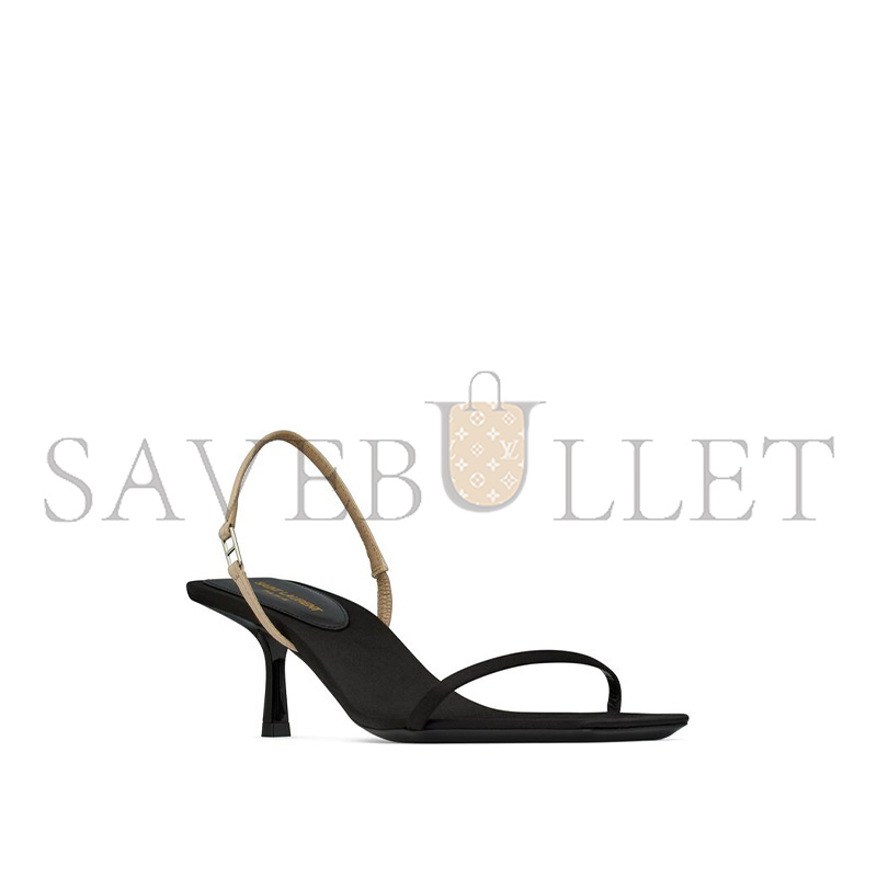 Y*L jaspe sandals in satin crepe 8002239qna21008
